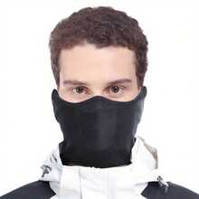 半脸面罩，带保暖衬里，男女通用，滑雪，户外，徒步旅行，冬季