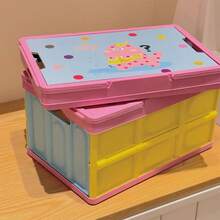 [Toy Storage Box] Dopamine Toy Storage Box, Learning & Organization Box, Picnic Box, Storage Box, Foldable, Outdoor, Children's Storage Box - Multicolor - View 4