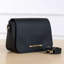 Kit Bolsa Feminina Grande Sacola Espaçosa + Pequena De Ombro Versátil + Carteira Porta Cartão Lançamento - Preto - Visão 5