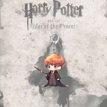 1 pieza Llaveros, Colgantes de dibujos animados lindos de Harry, Hermione y Ron, Decoraciones para mochilas de estudiantes, Decoraciones de cordón, Regalos de Navidad, Decoraciones navideñas