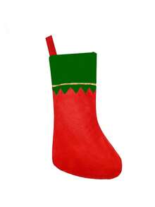 Christmas Stockings, Polyester Party Socks For Holiday Home Decor, Rustic Christmas Stocking Set For Christmas Decoration, No Feathers - Nylon & Polyester Material - Multicolor - View 12