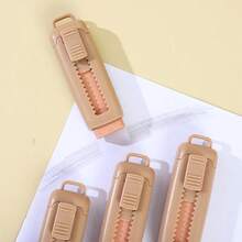 Un pachet de 5 radiere de înaltă calitate, tip "push-pull", radiere retractabile, radiere speciale pentru elevii de școală elementară și gimnazială, sasafras, fără urme, fără resturi și