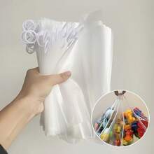 1/20/30/50-Pack Heavy-Duty Clear Plastic Zipper Bags With Pull Rings - Transparent Rectangular Storage Pouches For Organizing Socks, Underwear, Kitchen & Travel Essentials - Hand Washable, Durable & Versatile For Home, Moving, Storage, Moving Supplies, Practical Design, Secure Closure, Busy Professionals - Multicolor - View 3