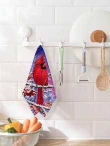 2pcs/4pcs Christmas Napkins Kitchen Decor Hand Towels, Modern Minimalist Multi-Purpose Kitchen Cloths, Suitable For Kitchen, Bathroom, Living Room, Dining Room, Bedroom, Christmas Gift - Multicolor - View 4