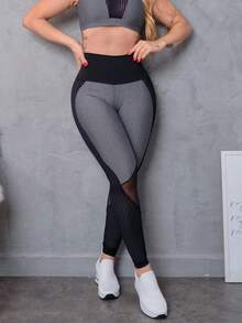 Women Leggings - Blends with Black, Blends with Wheel Pink and Blends with Purple - View 8