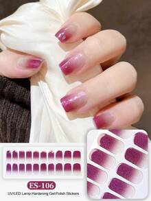 Unhas de gel de cristal EMI Halloween, cola de base transparente, 20 adesivos para unhas de gel, adesivos, requer lâmpada UV, qualidade de salão, longa duração e durabilidade, ES20 atacado internacional, envio direto de peça única, mesmo estilo dos adesivos de unha do livro vermelho, adesivo de unha para ponta dos dedos