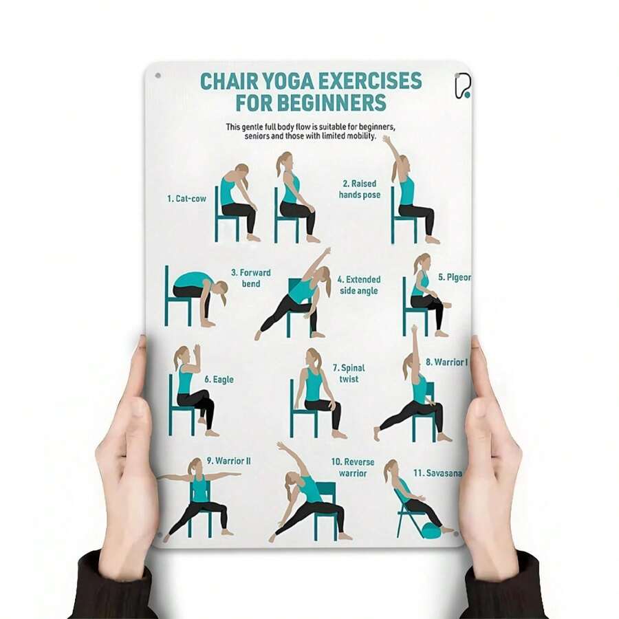 Chair Yoga Exercises For Beginners: Gentle Full Body Flow Guide For ...