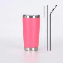 1 Piece Personalized 20 Oz Vacation Mug, Custom Travel Mug, Beach Mug, Stainless Steel Mug, Girls Travel Gift, Laser Engraved Mugs - Multicolor - View 20