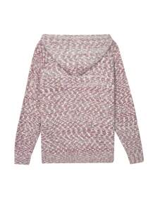 Áo khoác cardigan tay raglan in họa tiết đầy đủ, có dây rút, có mũ trùm đầu, khóa kéo thời trang thu/đông dành cho nữ - Nhiều màu - Xem 5