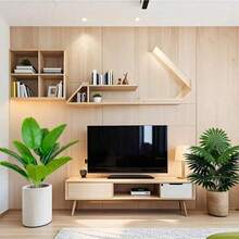 2pcs Giant Artificial Palm Tree And Banana Tree, Vibrant Tropical Plants With Green Leaves, Suitable For Home, Office, Hotel, Garden, Patio, Wedding, Festival Decoration, Indoor/Outdoor Use, Free Standing Floor, Multipurpose Room Decor, Artificial Palm Tree, Tropical Home Decoration