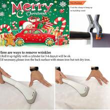 خلفية تصوير عيد الميلاد، لافتة خلفية عيد الميلاد المبارك مع بابا نويل والهدايا وتصميم البلورات الثلجية لاستخدامات متعددة، مناسبة للحفلات الداخلية والخارجية