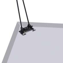 Stainless Steel Fire Pit Cover Square Fire Pit Burner Cover To Push Heat Down And Out Fire Pit Lid With Foldable Legs And Carrying Handle - Silver - View 9