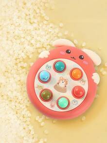 蒙特梭利锤击玩具，适合 1-3 岁幼儿 - 木制敲地鼠游戏，带木槌，早期学习精细运动技能，适合男孩女孩的圣诞节礼物