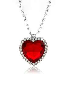 Luksusowy, olśniewający, elegancki naszyjnik w stylu pałacowym w kolorze oceanicznego błękitu