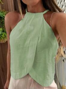 Casual Light Blouse - Various Colors / M-L-XL - 綠色 - 查看 1