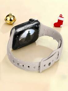 6/1 件超薄时尚硅胶运动表带圣诞礼物，兼容 Series 11/10/9/8/7/6/SE/SE2/SE3 Ultra 2 3 38/40/41/42/44/45/46/49mm，男女款优雅透气柔软腕带，轻巧耐用的替换表带，适合跑步、健身房锻炼，舒适的日常运动表带，送给家人朋友的礼物 - 38/40/41/42mm(Series 10 11) - 查看 7