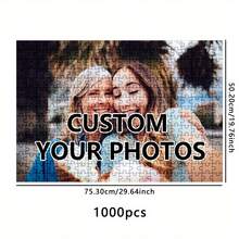 [DIY Customization] 500/1000 Piece Puzzle, Customized With Your Own Pictures And Photos, Suitable For Holiday Party Gifts, Weddings, Birthday Gifts, Valentine's Day, Mother's Day, Father's Day, Back-To-School Season, Halloween, Christmas, And New Year Gifts - 彩色 - 查看 5