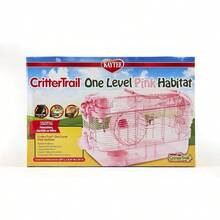 Kaytee CritterTrail Pink Habitat For Pet Mice Dwarf Hamsters Hamsters Or Gerbils