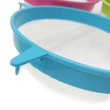 4pcs Versatile Fine Mesh Strainer Set With Comfort-Grip Handles - Ideal For Sifting Tea, Straining Juice & Flour, Soy Milk Filtration - Essential Kitchen Accessories For Daily Cooking & Baking Tasks,Kitchen Strainer Set With Fine Mesh, Essential Kitchen Tools & Kitchen Accessories, A Must-Have Kitchen Tools Gift For Home Chefs, Space-Saving Storage For Kitchen Organizers,Christmas Kitchen Gifts Idea - Multicolor - View 9