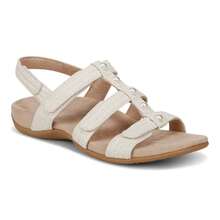 Vionic Amber Pearl I8708S1100 Sandals Women's US 9 Cream Comfort Slingback ZAP6 - 米色 - 查看 1