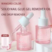 20ml Perfect Color Nail Gel Remover Liquid, Easily Removes Nail Gel, Beginner-Friendly Nails - Trong sáng - Xem 12