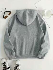 Conjunto paquete set pack 3 piezas sudadera básica capucha hoodie lisa dama mujer casual manga larga bolsa canguro puños acanalados diario calientita suave cómoda moderna juvenil - Multicolor 5 - Ver 6