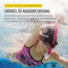 Snorkel de Natación, Adulto, Amarillo - Rosa - Ver 3