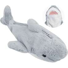 Estuche para Lápices de Peluche, Lapiceras Organizadoras, Estuche de Dibujos Animados, Funda de para lápices de tiburón,bolsa organizadora de papelería con cierre,bolsa de cosméticos portátil - tiburón - Ver 1