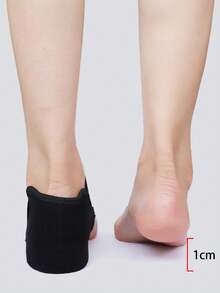 1cm Silicone Heel Lift Inserts, Relieve Pressure, Improve Posture