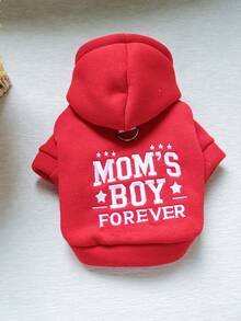 1pc Pet Clothes, Cute Dog/Cat Outfit For Small Dogs, Warm & Comfortable Puppy Sweatshirt For Autumn/Winter