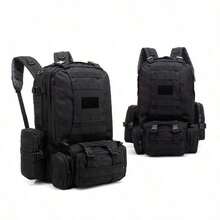 Mochila táctica de gran capacidad de 55L para hombres, mochila para senderismo, escalada y camping al aire libre, impermeable