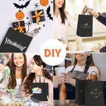 80/40/10pcs Paper Gift Bags/Tote Bags, Multipurpose For Small Businesses, Holidays, Wedding Parties - Sturdy Gift Bags With Handles, & Reusable For Shopping, Lunch, Party Supplies