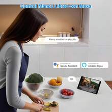 E EASYTAO EC01 Cámaras de  Exterior, 3MP 2K Camara WiFi 5Ghz/2.4Ghz, Panorama 360 ° , PTZ Camara con Visión Nocturna, Audio Bidireccional, Detección de Movimiento, Compartible con Alexa GOLT - Negro - Ver 9