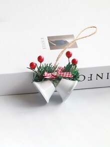 Christmas Jingle Bell | Multi-Size Alloy Material, Crisp Bell Sound + DIY Freedom, Light Up Christmas Tree And Home Ceremony, Ins-Style Gold & Silver Christmas Bells, Christmas Tree/Door Hanging Christmas Decor, Hanging Design (With Hanging Rope), Iron Metal Bells, Christmas Tree Decor, Christmas Wreath Matching Door Window Hanging Ornaments - Holiday Party Decoration, Home Decor, Mall Storefront Display, Gift Matching, Christmas Theme Bells, Holiday Limited Edition Christmas Bells, Christmas Bell Decor, Holiday Bells Hanging Ornaments - Multicolor - View 10