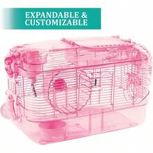 Kaytee CritterTrail Pink Habitat For Pet Mice Dwarf Hamsters Hamsters Or Gerbils