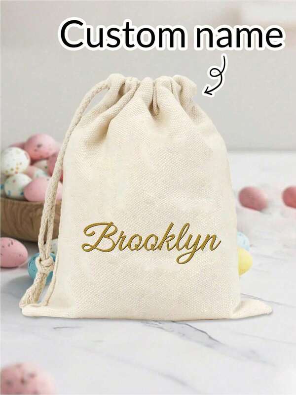 1 pezzo Borsa da toilette personalizzabile in tela, borsetta per il trucco, stile casual in poliestere, organizer per il trucco con zip leggero, lavabile a mano, borsa per il trucco personalizzata, regalo per addio al nubilato, regalo per damigelle, regalo di matrimonio, borsa da viaggio per articoli da toeletta, borsa cosmetica, regalo di compleanno per lei