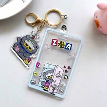 ZOA Cartoon Card Holder, Star Support Collection Gift, Fan Must-Have, Campus Traffic ID Card Holder, Christmas Birthday Gift, Christmas Gift For Girls, Idol Peripheral Fan Collection, Multi-Functional ID Card Pendant, Youth Birthday Support Gift,Easter Basket Stuffers,Easter Egg Fillers,Easter Egg Stuffers,Squish,Easter Eggs,Party Favors,Easter Toys - Multicolor - View 10