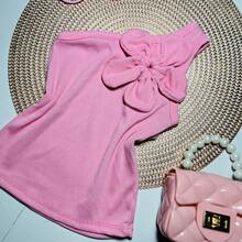 Flower Blouse For Girls, Blogger, Mini Diva Summer - Kit 3 Rosa/Blanco/Rojo - Ver 3