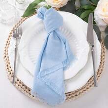 4 Pieces Set Of Tassel Napkins Cloth Viscose 30*30cm/11.8*11.8inch Wedding Bridal Shower Grand Celebration Bachelorette Anniversaries Corporate Events Business Lunches Or Dinners Outdoor Picnic Baby Showers Weddings Garden Parties Birthday Family Gathering