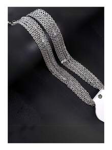 10 Correntes Aço Inox 70cm Atacado Revenda Barato Lote