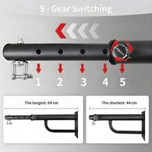 Gr8 Home Boxing Punch Bag Wall Mounted Bracket Adjustable Heavy Duty Steel Hook Hanger - Black - View 2
