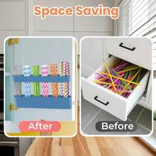 Drinking Straw Dispensers - 藍色的 - 查看 3