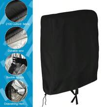 1 Pc Outdoor & Indoor Furniture Cover Chair Covers, Folding Patio Chair Covers All Weather, Dustproof Anti Middle Lounge Chair Cover