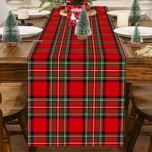 AFYPRTY 1pc Christmas Table Runner Christmas Party Decoration Table Runner Merry Christmas Tablecloth Polyester Cloth Party Table Runner Christmas Gift Dining Table Decorative Tablecloth Suitable For Christmas Party New Year Decoration