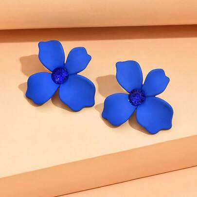 زوج من أقراط الأزهار المطلية باللون الحلوى، أقراط نباتية زهرية، أقراط إيمال أكريليك بطراز بوهيمي، مناسبة للنساء في فصلي الخريف والشتاء