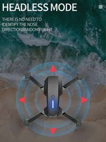 Avión de juguete teledirigido con cámara dual de alta definición, cuadricóptero, dron, fotografía aérea, evasión inteligente de obstáculos, estabilización óptica - Multicolor - Ver 4