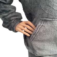 conjunto de pans teddy  tela polar de ods piezas - Gris - Ver 2