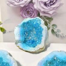 Unique Agate Crystals - Natural Pink, Purple And White Gemstones, Suitable For Jewelry Making, Home Decor And Spiritual Growth - Pink - View 4