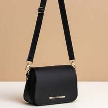 Kit Bolsa Feminina Grande Sacola Espaçosa + Pequena De Ombro Versátil + Carteira Porta Cartão Lançamento - Preto - Visão 6