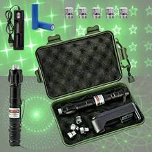 Tactical Flashlight With Laser Pointer, Portable Design, Adjustable Focus, Multi-Mode USB Rechargeable Lithium Polymer Battery, Suitable For Both Indoor And Outdoor Use,  Grip Design, Textured Anti-Slip Handle, Rechargeable Flashlight